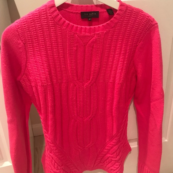 Ted Baker Hot pink sweater - Picture 3 of 6